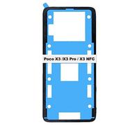 IS-TECK Battery Cover Adhesive Compatible with Xiaomi Poco X3 / Pro / NFC - Adhesive Tape Seal Strip Film Back Cover