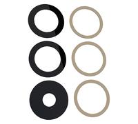 IS-TECK Compatible with Samsung Galaxy A15 5G A156 Replacement Camera Glass Lens with Adhesive Set