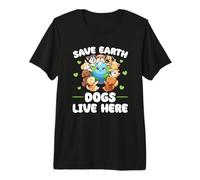 is The Only Planet with Dogs Earth Day Premium T-Shirt