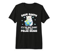 is The Only Planet with Polar Bears Earth Day Premium T-Shirt
