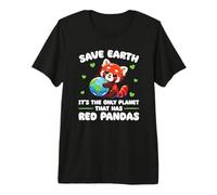 is The Only Planet with Red Pandas Earth Day Premium T-Shirt