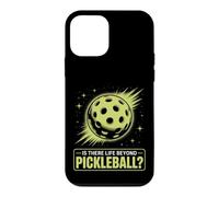 Is There Life Beyond Pickleball Funny Space Pickleball Humor Case for iPhone 12 mini
