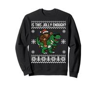 Is this jolly enough dinosaur skateboarding velociraptor Sweatshirt
