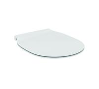 Ideal Standard Connect Air Toilet seat and Cover, Rounded Shape, Durable Toilet seat, Including Hinge Set for Easy Installation, Scratch-Resistant duroplast - White (365x445x50 mm)