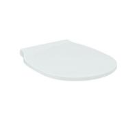 Ideal Standard Connect Air Toilet seat and Cover, Rounded Shape, Durable Wrapover seat, Including Hinge Set for Easy Installation, Scratch-Resistant duroplast - White (365x445x50 mm)