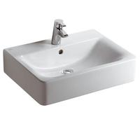 IS Vanity Unit Connect Cube, 1Hl., With Overflow, 600x460x175mm, White