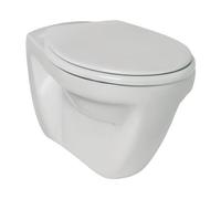 IS Wall-Mounted Flat Toilet Eurovit 355X520X370MM, White