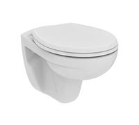 Ideal Standard Wall Hung Toilet EUROVIT Soft Closing Hollow bottom Rimless 355x520x350mm White