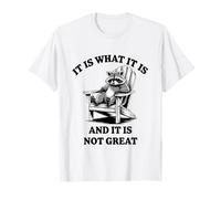 is What It is and It is Not Great Funny Raccoon T-Shirt