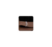IS4U Multilayer Rhinestone Bridal Bracelet Adjustable Water Diamond Elastic Cuff Bracelet Chunky Silver Bracelet Sparkling Crystal Bangle for Women, L, Copper, no gemstone