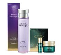 Isa Knox Age Focus Vital Essential Collagen, First Wrinkles for All Serum and First Eye for All, Cream with Vitamins C, B12 & E (177ml/5.99fl) Korean Skin Care