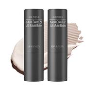 Isa Knox - Christmas Gifts ISA KNOX Multi-Purpose Balm for Korean Skin Tones (Pack of 2, 0.2+0.2 oz) Brightening Oil Balm S