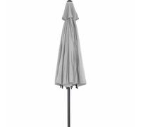 Isa Parasol Mittelstockschirm Balcony Umbrella Garden Ø 300 CM Anthracite/Stone