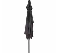 Isa Umbrella Center Pole Garden Umbrella 200×300 CM Anthracite With Crank