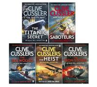 Isaac Bell Series 11-15 Collection 5 Books Set by by Clive Cussler, Jack du Brul (The Titanic Secret, The Saboteurs, The Sea Wolves, The Heist, The Iron Storm)