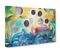 Isaac Grunewald Reading Canvas Print | Gallery Wrapped 30mm Frame Wall Art | 24x16 inches | Ready to Hang | Modern Picture | Living Room Bedroom Lounge Office