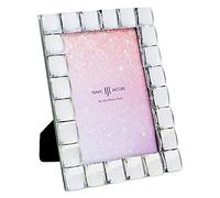 Isaac Jacobs Decorative Sparkling Jewel Picture Frame, Photo Display & Home Décor (4x6, Clear)