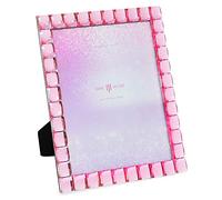 Isaac Jacobs Decorative Sparkling Jewel Picture Frame, Photo Display & Home Décor (8x10, Light Pink)
