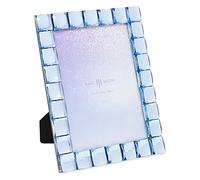 Isaac Jacobs International Iji Eraser Jewel Photo Frame 5x7 Light Blue
