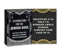 Isaac Liev Jewish Souls Affirmations Cards - 52 Spiritual Daily Affirmation Card Deck with Torah Wisdom & Inspiration - Meaningful Jewish Gift for Men, Women & Teens