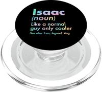 Isaac Like A Normal Guy Only Cooler Legend King First Name PopSockets PopGrip for MagSafe