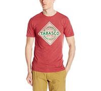 Isaac Morris mensTA6M0002OLTabasco Label Short Sleeve Tshirt Crewneck Short Sleeves T-Shirt - red - S