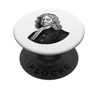 Isaac Newton Face Portrait Science Teacher PopSockets Adhesive PopGrip