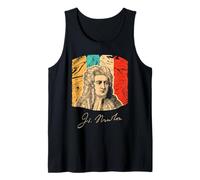 Isaac Newton Mathematician Astronomer Star Teach Student Tank Top