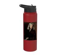 Isaac Newton Physics Gravity Science Apple Genius Stainless Steel Insulated Water Bottle