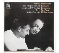 Isaac Stern - Bartok: Two Rhapsodies For Violin and Orchestra, Berg: Violin Concerto [LP]
