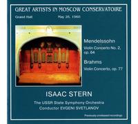 Isaac Stern - Mendelssohn, Brahms - Great Artists in Moscow Conservatoire / Isaac Stern - May 26, 1960