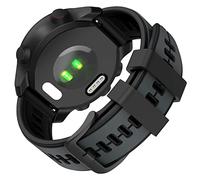 ISABAKE 20mm Strap for Garmin Forerunner 55/245/645 Music/Vivoactive 3/5/6/Vivomove HR, Silicone Quick Release Watch Band