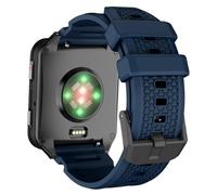 ISABAKE 24mm Watch Strap for Ticwatch Pro 5/Pro 5 Enduro/Atlas/iTouch Air 3, Silicone Quick Release Band for Garmin Venu X1