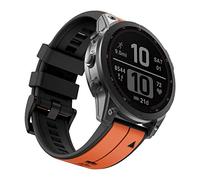 ISABAKE 26mm QuickFit Strap for Fenix 7X/6X, Silicone Replacement Watch Band for Garmin Enduro, Fenix 5X, Fenix 3 HR, Tactix Bravo, Quatix 3
