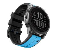 ISABAKE 26mm QuickFit Strap for Fenix 7X/6X, Silicone Replacement Watch Band for Garmin Enduro, Fenix 5X, Fenix 3 HR, Tactix Bravo, Quatix 3