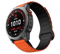 ISABAKE Magnetic Strap for Garmin Epix Pro 47mm/Fenix 7/Fenix 6 Pro/Forerunner 945/Forerunner 965, 22mm Quickfit Silicone Replacement Band