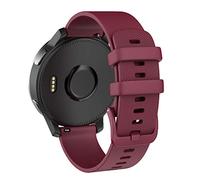 ISABAKE Strap for Garmin Venu 2S/ Vivoactive 4S/ Vivomove 3S, 18mm Quick Release Silicone Band for Forerunner 265S/TicWatch C2/Fossil Q Venture Gen 4/Gen 3