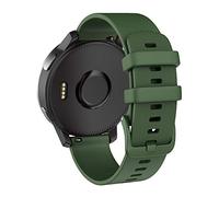 ISABAKE Strap for Garmin Venu 2S/ Vivoactive 4S/ Vivomove 3S, 18mm Quick Release Silicone Band for TicWatch C2/Fossil Q Venture Gen 4/Gen 3 (Armygreen)