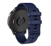 ISABAKE Strap for Garmin Venu 2S/ Vivoactive 4S/ Vivomove 3S, 18mm Quick Release Silicone Band for TicWatch C2/Fossil Q Venture Gen 4/Gen 3 (Blue)