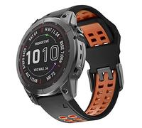 ISABAKE Watch Strap for Fenix 7/Fenix 5/5 Plus/Fenix 6/6 Pro, 22mm QuickFit Silicone Replacement Band for Approach S60