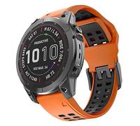 ISABAKE Watch Strap for Fenix 7/Fenix 5/5 Plus/Fenix 6/6 Pro, 22mm QuickFit Silicone Replacement Band for Approach S60