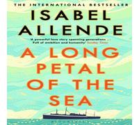Isabel Allende A Long Petal of the Sea Paperback Book in White Isabel Allende White