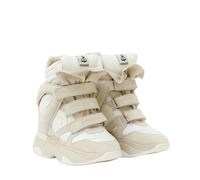 Isabel Marant Balskee High-Top Wedge Women's Sneakers - Pale Grey & Off-White - UK3 / IT36