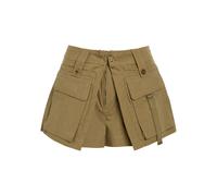 Isabel Marant Barta Canvas Shorts - Khaki - 36 (UK8 / S)
