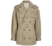 Isabel Marant étoile Claya Striped Belted Cotton Jacket - Beige - 36 (UK8 / S)