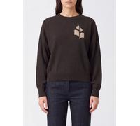ISABEL MARANT ETOILE Contrast Logo Cotton and Wool Crewneck Jumper - Size: 42 - female