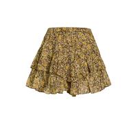 Isabel Marant étoile Jocadia Floral Ruffled Cotton Shorts - Khaki - 36 (UK8 / S)