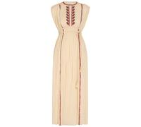 Isabel Marant étoile Liviane Embroidered Cotton Maxi Dress - Beige - 36 (UK8 / S)