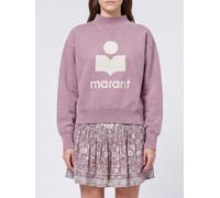 ISABEL MARANT ETOILE Oversized Cotton Logo Sweatshirt with Funnel Neck - Size: 36 - female