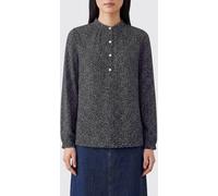 ISABEL MARANT ETOILE Polka-Dot Cotton Blouse with Mandarin Collar - Size: 40 - female